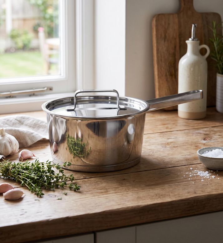 Estia Sauce Pan Stainless Steel, Model View