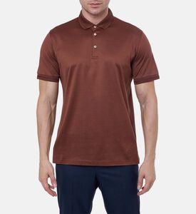 قميص بولو قصير الأكمام بقصة عادية