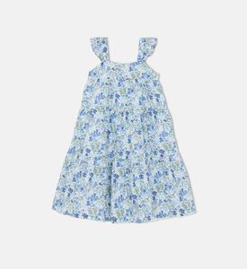 Floral-print Sleeveless Mini Dress