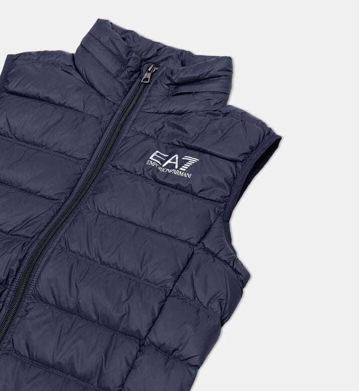 Zip-fastening Sleeveless Vest