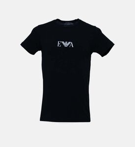 Emporio Armani Cotton Eagle Logo Print T-shirt, Packshot View