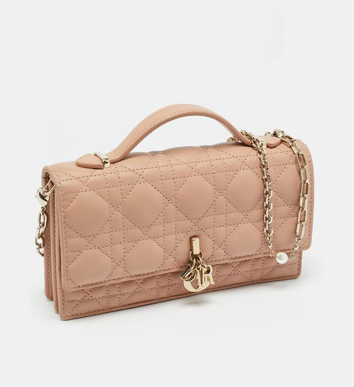 Dior Preowned Dior Rose Des Vents Mini My Dior Top Handle Bag, Packshot View