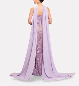 Michael Cinco Long Dress, Model View