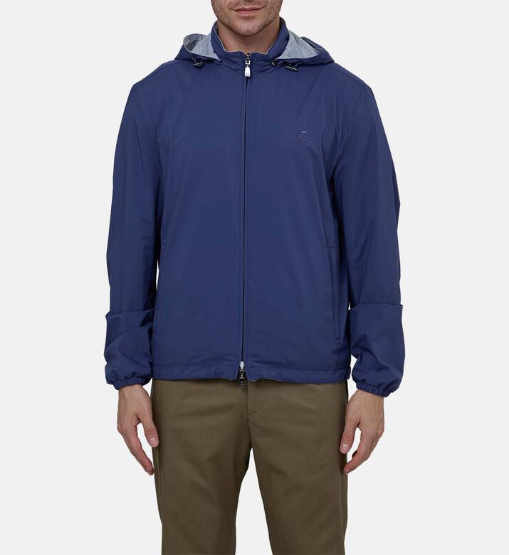 Reversible Hooded Windbreaker