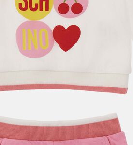 طقم سويت شيرت وبنطلون قطن