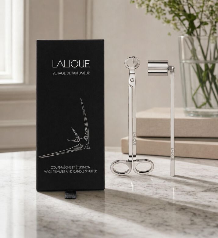 Lalique Candle Accessories 2-piece Set, Model View