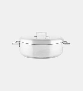 Matt Stainless Steel Fryer Pan Matt Stainless Steel Fryer Pan