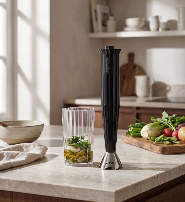 Alessi Hand Blender Pliss&eacute; Set 34 Cm, Packshot View