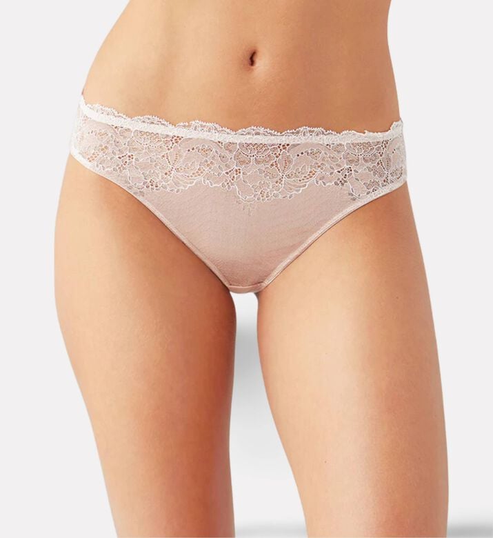 Wacoal Lace-trim Bikini Briefs, Model View