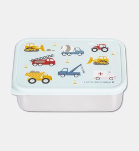 A Little Lovely Company Steel Lunch Box - Vehicles, Packshot View