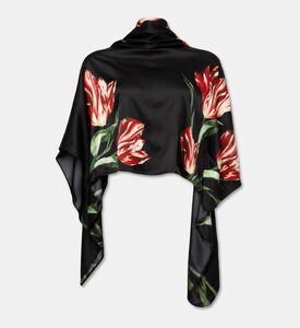 Alice + Olivia Rita V-neck Printed Blouse, Packshot View