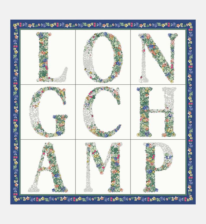 Silk Floral-print Scarf