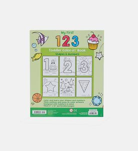 كتاب تلوين أشكال وأرقام للأطفال الصغار 124