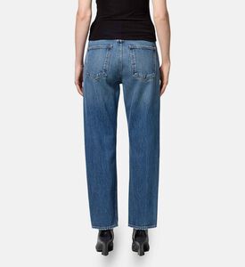 Agolde High-rise Cropped Straight-leg Pants, Model View