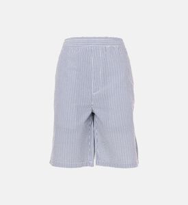 Seersucker Cotton Tesson Shorts