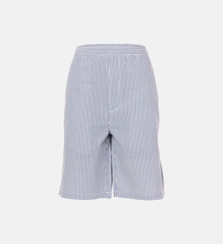Seersucker Cotton Tesson Shorts