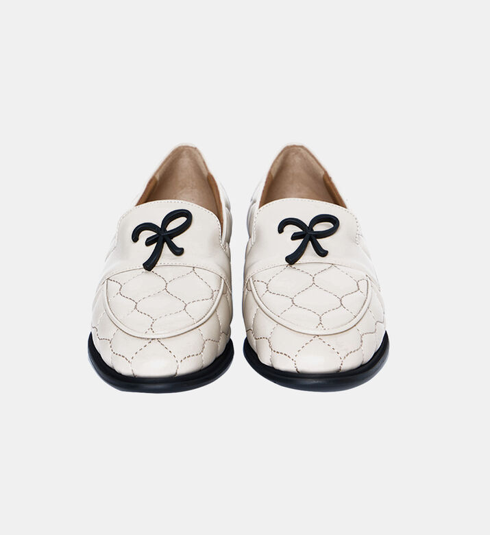 حذاء لوفرز بكعب مبطن