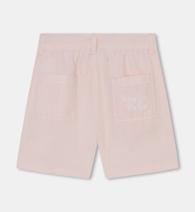 Embroidered Logo Shorts