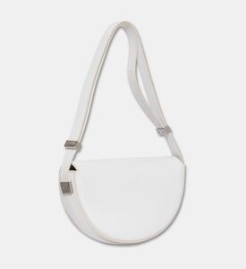 Patou Half-moon Asymmetrical Silver-toned Cut-out Bag, Packshot View