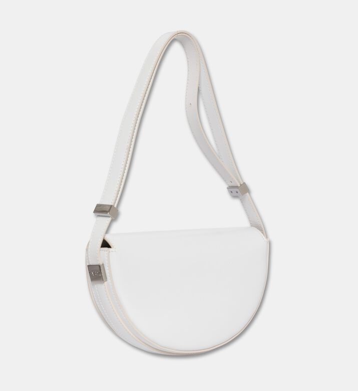 Patou Half-moon Asymmetrical Silver-toned Cut-out Bag, Packshot View