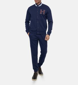 Hackett London Logo-embroidery Regular-fit Sweater, Model View