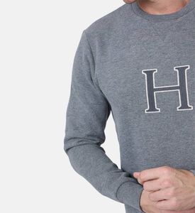 سويت شيرت غير رسمي بياقة دائرية