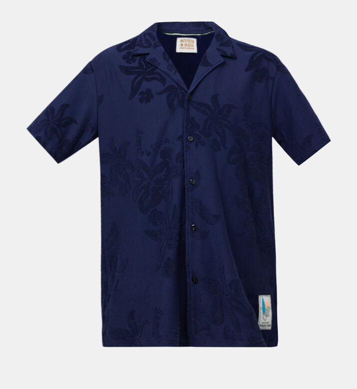 Terry Jacquard Short Sleeve Shirt Terry Jacquard Short Sleeve Shirt