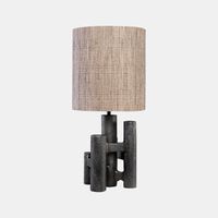 Shad Wood Glass Lampshade