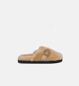 Shearling Plush Slippers