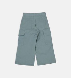 بنطال كارجو واسع الساقين متعدد الاستخدامات