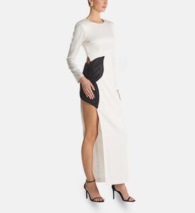 Savanna Dress, White, S, Model View