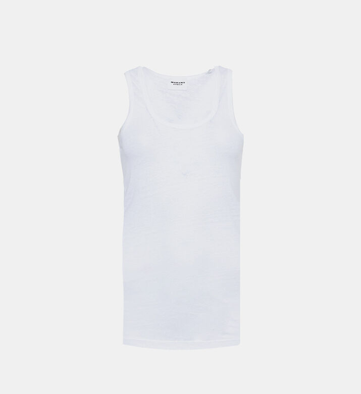 Sleeveless V-neck Top