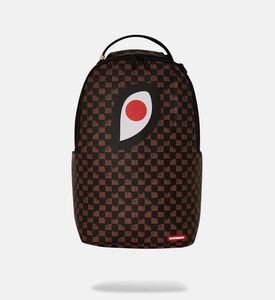 One Eye Brown Check Backpack