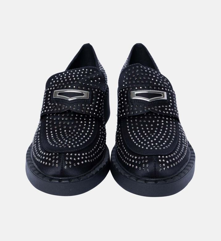 Rhinestone Round Toe Moccasin