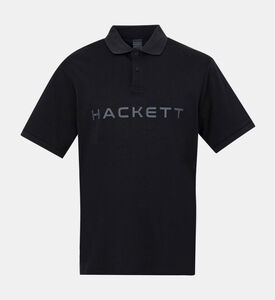 بولو قطن أساسي بطبعة شعار