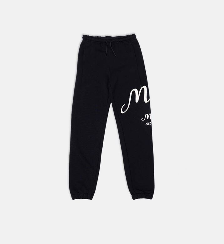 Elastic Waistband Regular-fit Pants