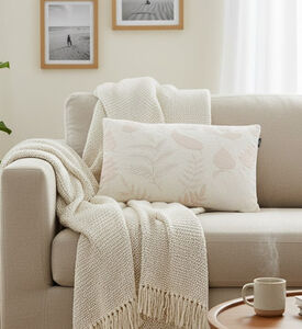 Home Deco and More Petal Knife Edge Cushion, Packshot View