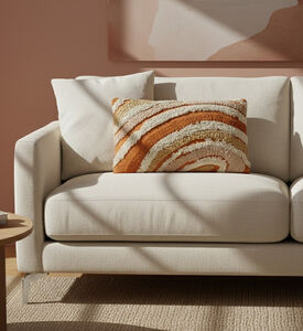 Home Deco and More Macy Cotton Square Cushion, Packshot View