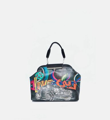 Colorful Graffiti-inspired Handbag