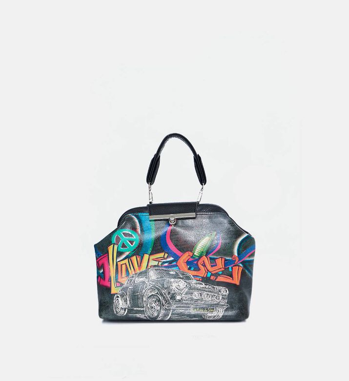 Colorful Graffiti-inspired Handbag