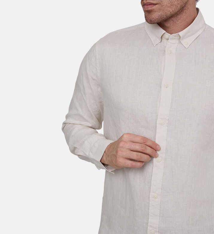 قميص كونار كتان طويل الأكمام