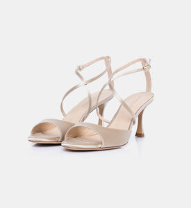 Xose High-heel Silk Sandals Xose High-heel Silk Sandals