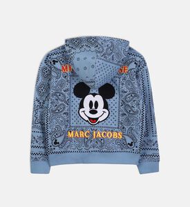 كارديغان بغطاء رأس مزين بنقشة بيزلي على كامله