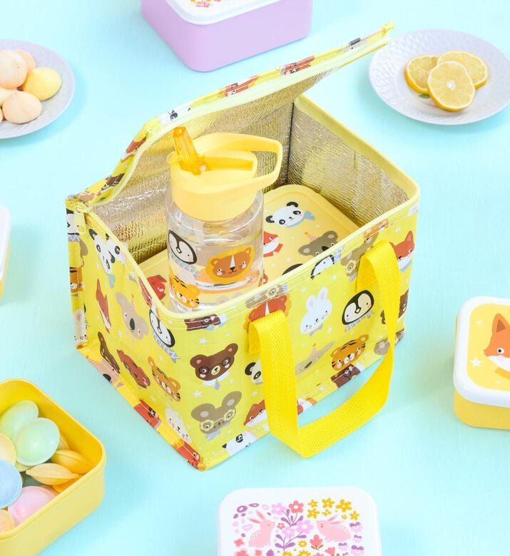 A Little Lovely Company Cool Bag 5.5l - Animal Friends, Packshot View