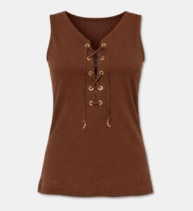 Zadig et Voltaire Lace-up Sleeveless Top, Packshot View