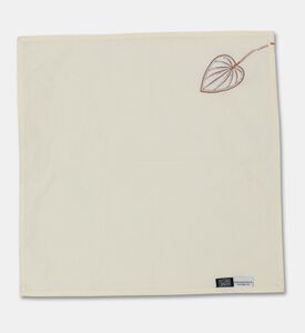Home Deco and More Leaf Embroidered Napkin, Packshot View