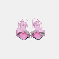 Bow Ankle Strap Heels