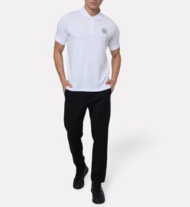 Karl Lagerfeld Pique Cotton Ikon Polo Shirt, Model View