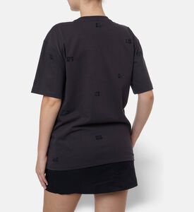 Ganni Rhinestones-embellished Crewneck T-shirt, Model View