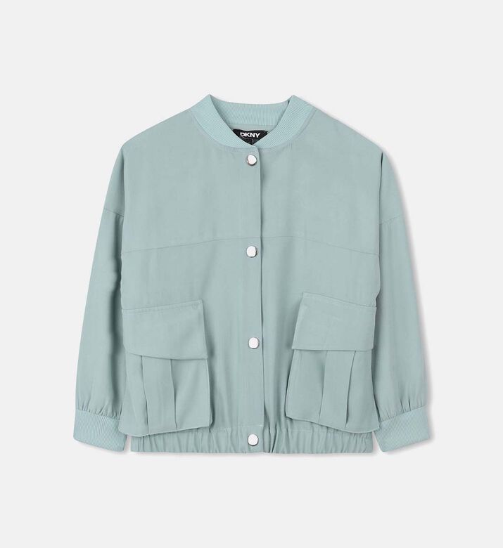 Front Snap Button Closure Jacket